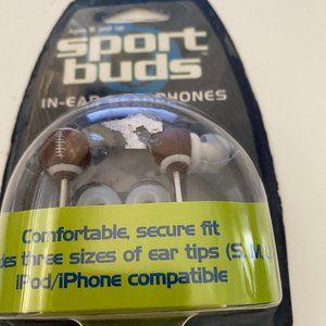 Hog Wild Earbuds  Football